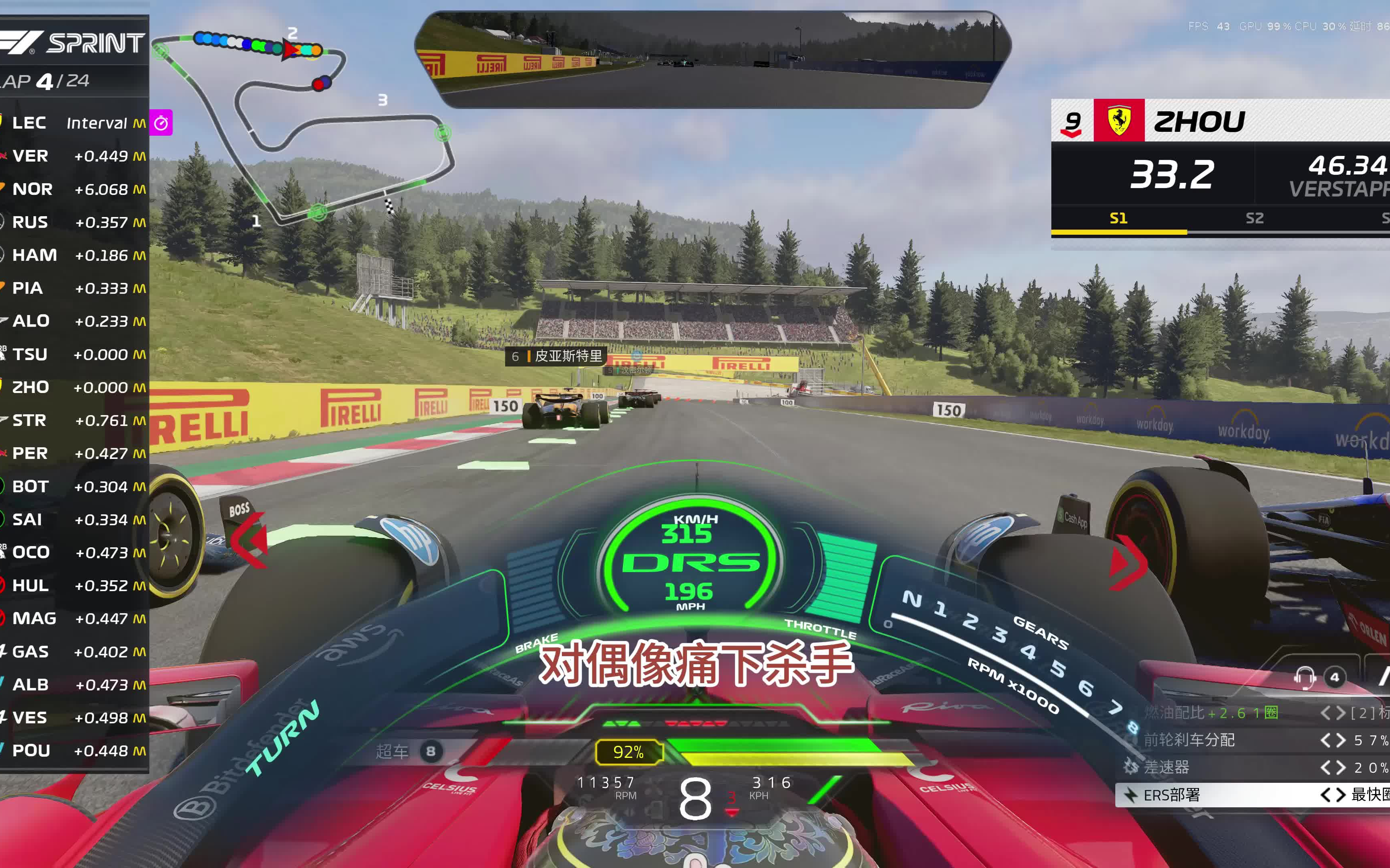 爱游戏大厅-红牛二队轻取法拉利，周冠宇高光表现